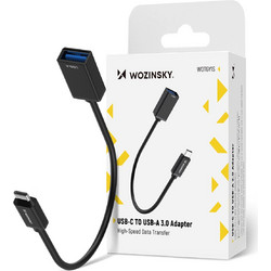 Wozinsky WOTGY1S USB-C 3.0 (male) - USB-A 3.0 (female) OTG Adapter - Black
