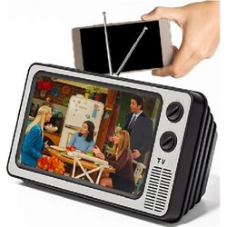 BAKAJI Οθόνη Μεγεθυντικός Φακός για Smartphone Λευκό 02840412