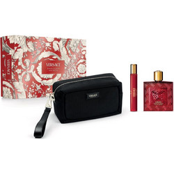 Versace Eros Flame Eau de Parfum 100ml + 10ml + Toiletry Bag