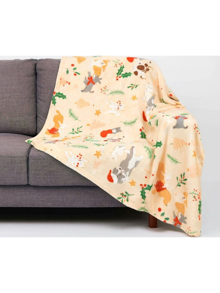 Κουβέρτα Fleece Πολύχρωμη Υπέρδιπλη 220x240cm ForHome 917802 - For Home