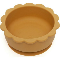 Petit Monkey Μπολ Σιλικόνης Lion Ochre