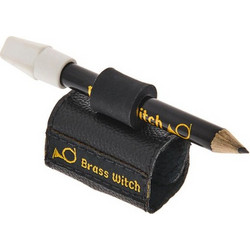Brass Witch Pencil Holder Medium
