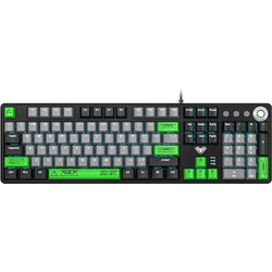Aula F2088 Pro Μηχανικό Πληκτρολόγιο USB Type-C US-GR NEW, μαύρο