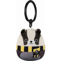 Squishmallows: Harry Potter - Hufflepuff Badger Λούτρινο Μπρελόκ