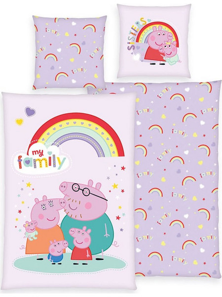 Herding Peppa Pig Σετ Παιδική Παπλωματοθήκη 135x200
