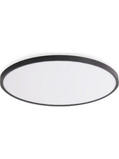 REDLED ΦΩΤΙΣΤΙΚΟ ΟΡΟΦΗΣ PENDY Φ500 40W 3CCT SLIM ΜΑΥΡΟ (2.5cm) (29489)