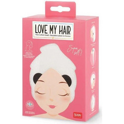 LEGAMI HAIR TURBAN TOWEL - LOVE MY HAIR KITTY VHTW0001