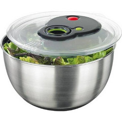 Emsa Salad spinner 4,5l 513441 Turboline stainless/black