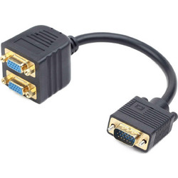 Cablexpert Μετατροπέας VGA male σε VGA 2x female (CC-VGAX2-20CM)