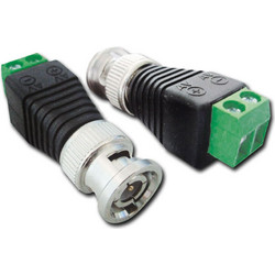 BNC Connector CV-7065 αρσενικό σε κλέμα με προστατευτικό διέλευσης - AMA-1-4-2