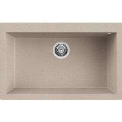 Elleci Quadra 130 Υποκαθήμενος Νεροχύτης Γρανίτη Avena 79x50cm
