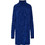 Funky Buddha Mini Καθημερινό Φόρεμα Πλεκτό Navy Μπλε FBL012-100-13