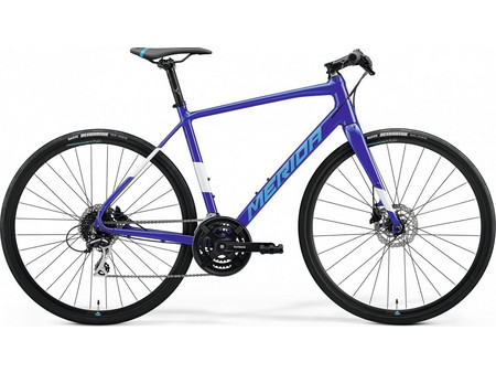 Merida Speeder 100 Ποδήλατο Δρόμου 28" Αλουμινίου με 24 Ταχύτητες και Δισκόφρενα Royal Blue
