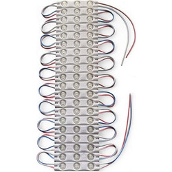 Αδιάβροχη πλακέτα LED αλυσίδα 20 λωρίδες x 3smd 2835 12V JN-2853-99 Λευκό