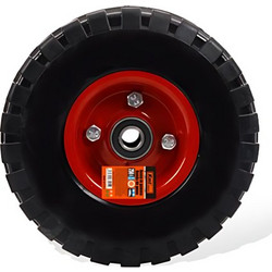 Συμπαγής ρόδα για καρότσια 250mm 10'' 9367915 μαύρο/κόκκινο
