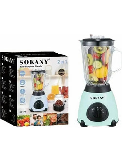 Sokany SK-179 Μπλέντερ για Smoothie 1.5lt 1500W Πράσινο