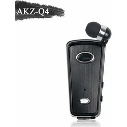 AKZ-Q4 Ακουστικό Bluetooth In Ear Πέτου Black