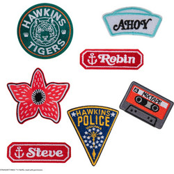 Stranger Things Set of 7 patches Hawkins - CR2280
