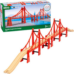 Brio World Suspension Bridge Red / Brown 33683