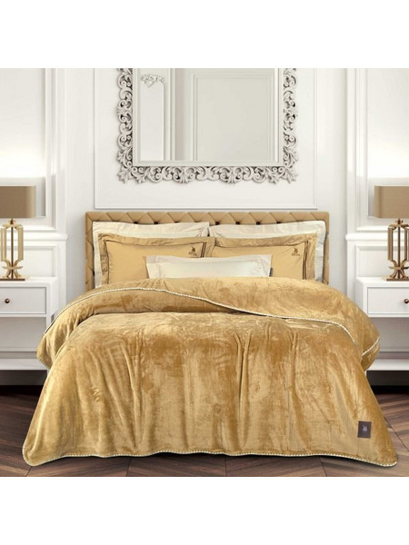 Κουβέρτα Fleece Μονή 4441 Greenwich Polo Club Κίτρινο 170x240