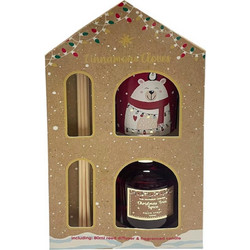 ΑΡΩΜΑΤΙΚΟ ΕΣ. ΧΩΡΟΥ 10% 80ML & ΑΡΩΜΑΤΙΚΟ ΚΕΡΙ 1,5% 80GR XMASS CINNAMON&CLOVES