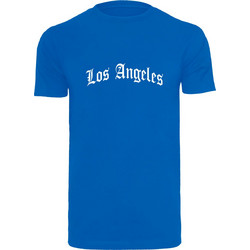 Los Angeles Wording Tee cobalt blue