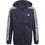 Adidas Essentials 3-Stripes Παιδική Ζακέτα Φούτερ με Κουκούλα και Φερμουάρ Navy Μπλε GQ8902