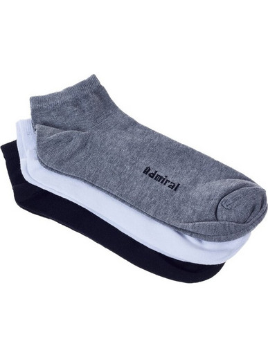 Admiral Παιδικές Κάλτσες Liner Short Jr Σετ 3τμχ 2921900006 ΠΟΛΥΧΡΩΜΟ