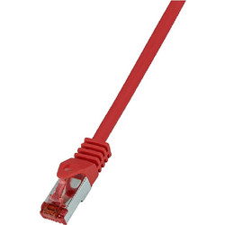 LogiLink S/FTP Cat.6 Καλώδιο Δικτύου Ethernet 0.25m Red