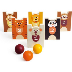 Scratch, Stacking and Bowling Game - Animals