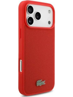 Lacoste για iPhone 17 Pro Max - MagSafe - Εμβληματικό λογότυπο Petit Pique - Κόκκινο
