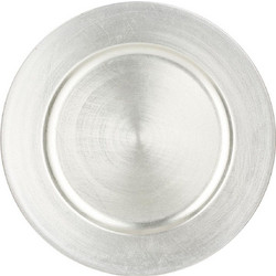 ΠΙΆΤΑ - ΣΕΤ ΔΕΊΠΝΟΥ/ΚΑΦΈ PRES. UNI ROUND PLATE SILVER 715850AR