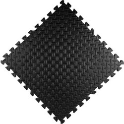 Δάπεδο puzzle Τατάμι Γυμναστηρίου Μαύρο 60x60x1.2cm (συσκ.4τμχ)