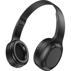 Hoco W46 Ενσύρματα & Ασύρματα Bluetooth Ακουστικά On Ear Charm Μαύρα