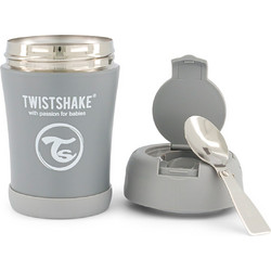 Twistshake Βρεφικό Θερμός Φαγητού Ανοξείδωτο Γκρι 350ml