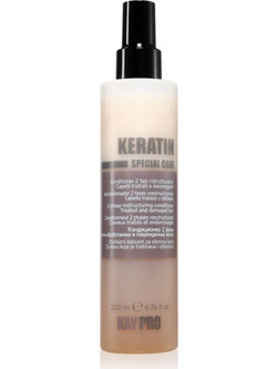 Kaypro Keratin 2 Phase Restructiring Conditioner φροντίδα χωρίς ξέβγαλμα για εύκολο χτένισμα μαλλιών 200 ml