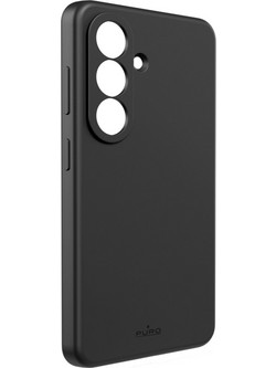 Puro Icon Silicone Back Cover Black (Samsung Galaxy S26)