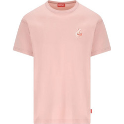 DIESEL T-NORM-V4 T-SHIRT ΜΠΛΟΥΖΑ A22005-0PLAT-33L-PINK