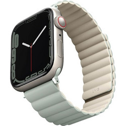 Uniq Revix Reversible Λουράκι Σιλικόνης Sage / Beige (Apple Watch 38 / 40 / 41mm)