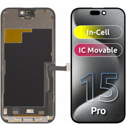 Μονάδα Οθόνης LCD ZY για Apple iPhone 15 Pro, Έκδοση In-Cell IC, Μαύρο