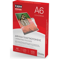 ΔΙΦΥΛΛΑ ΠΛΑΣΤΙΚΟΠΟΙΗΣΗΣ TYPOTRUST A6 100 ΤΜΧ. 125 MIC. (111x154)