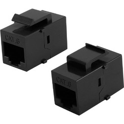 POWERTECH Keystone module RJ45 CAB-N451, CAT 6 UTP, μαύρο CAB-N451