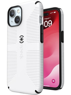 Speck Candyshell Grip Magsafe - Iphone 17e / 16e / 15 / 14 / 13 Case (White / Black) - (150652-1909)
