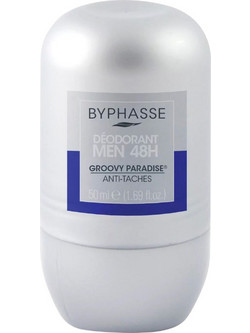 Byphasse Groovy Paradise Ανδρικό Αποσμητικό Roll On 24h 50ml