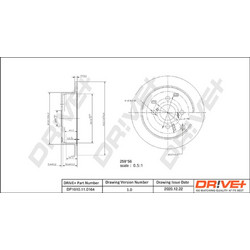 Dr!ve+ Δισκόπλακα - DP1010.11.0164