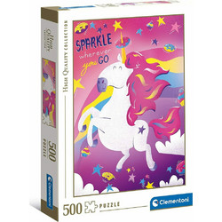 Puzzle Clementoni Χαρούμενος Μονόκερος 500 Κομμάτια