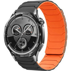 Hoco WH21 Λουράκι Σιλικόνης Black / Orange (Universal 22mm)