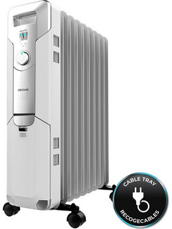 Cecotec ReadyWarm 9000 White Καλοριφέρ Λαδιού με 7 Φέτες 2000W