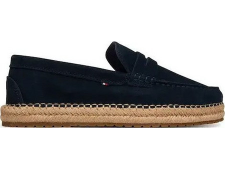 TOMMY HILFIGER FLEXIBLE HILFIGER SDE ESPADRILLE ΜΠΛΕ ΣΚΟΥΡΟ