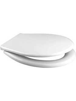 Stewe Home Καπάκι Λεκάνης Οβάλ Πλαστικό Λευκό STE-015484-P15484